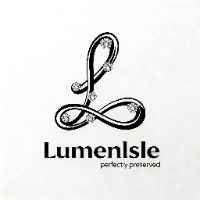 Lumenisle logo with a stylized 'L' on a white background